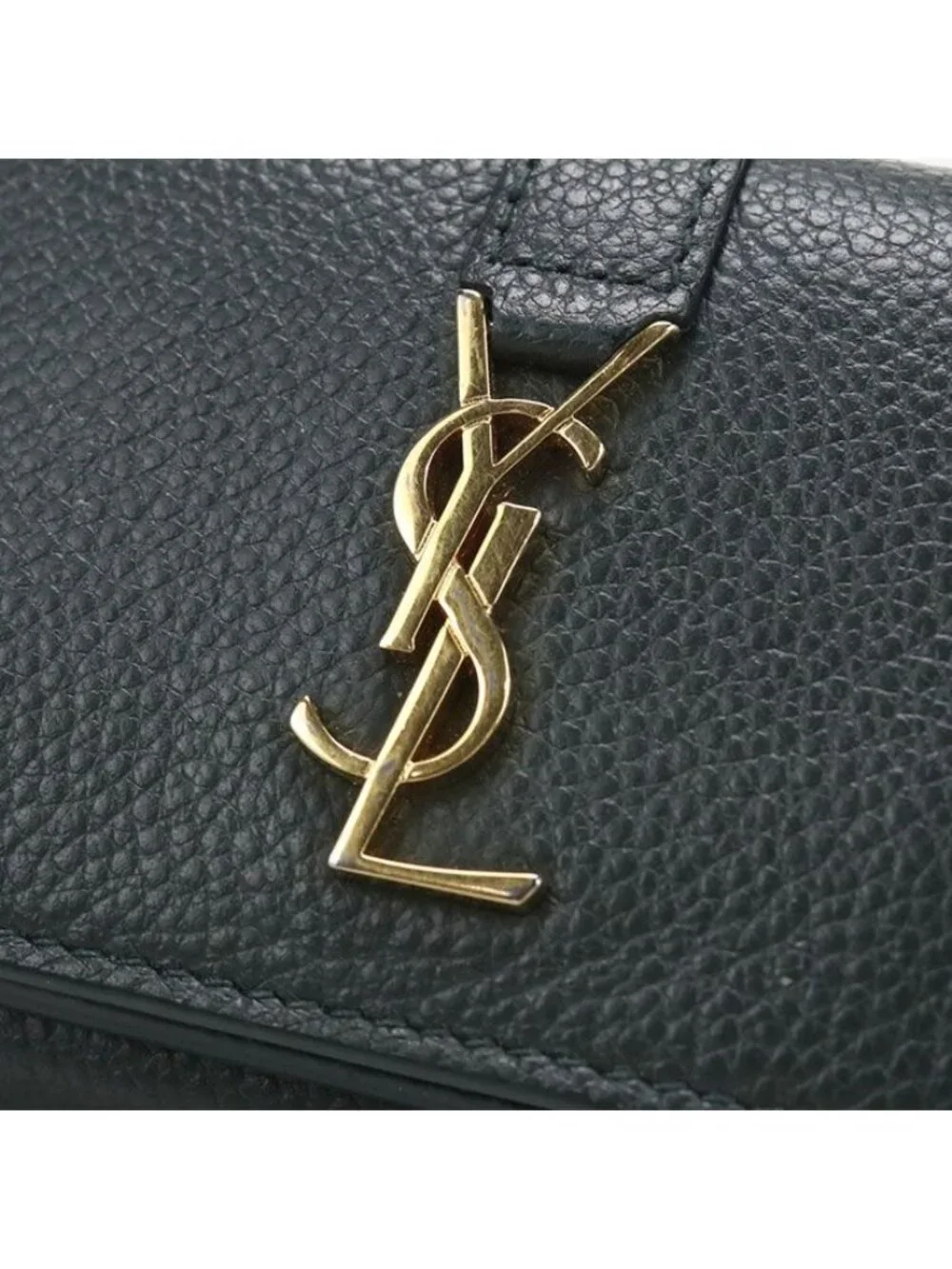 Saint Laurent Tiny Wallet Origami Trifold Leather - Picture 4 of 9